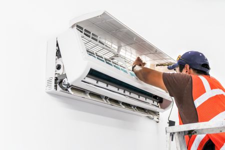 Ductless mini split installation